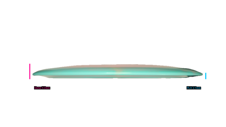 Innova 2026 Juliana Korver Tour Series Proto Glow Halo Star Mamba Distance Driver Profile View