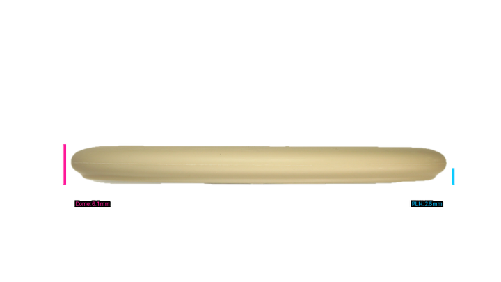 Pie Pan Discs Butter Line Glow Bagger Putter Profile View