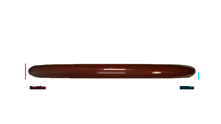 Discraft First Run ESP Swirl Sled Putter Profile View