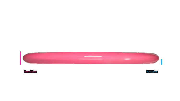 Discraft First Run ESP Swirl Sled Putter Profile View