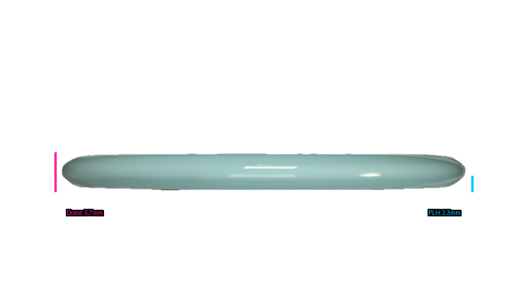 Discraft First Run ESP Swirl Sled Putter Profile View