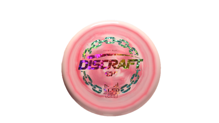 Discraft First Run ESP Swirl Sled Putter Front View