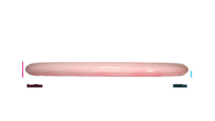 Discraft First Run ESP Swirl Sled Putter Profile View