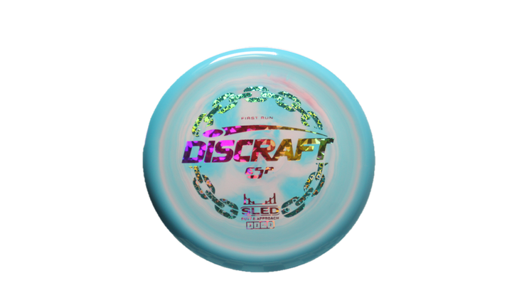 Discraft First Run ESP Swirl Sled Putter Front View