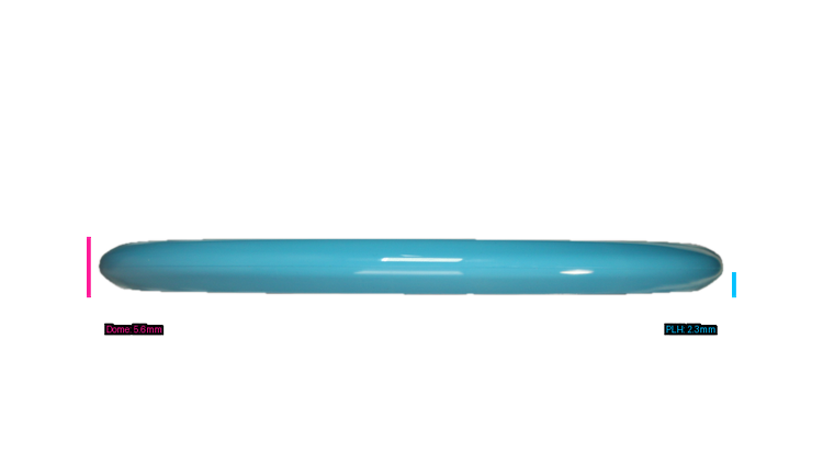 Discraft First Run ESP Swirl Sled Putter Profile View