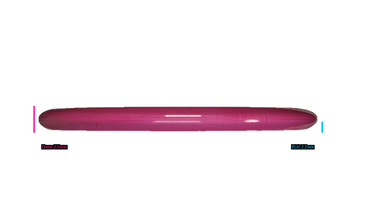 Discraft First Run ESP Swirl Sled Putter Profile View