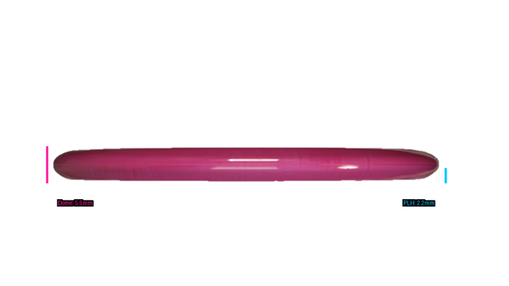 Discraft First Run ESP Swirl Sled Putter Profile View
