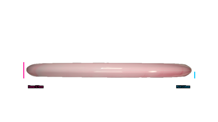 Discraft First Run ESP Swirl Sled Putter Profile View