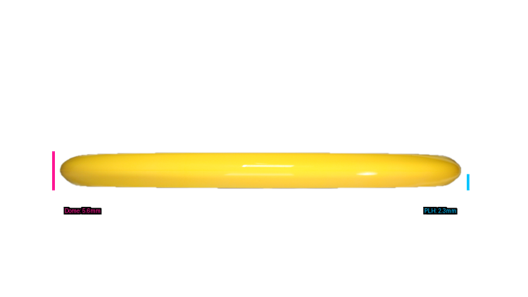 Discraft First Run ESP Swirl Sled Putter Profile View