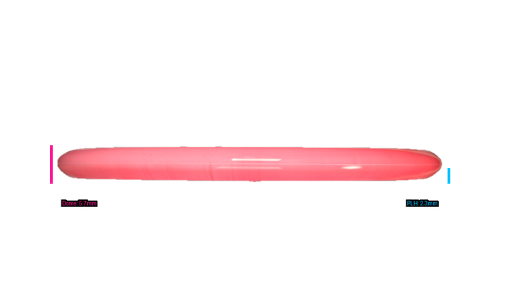 Discraft First Run ESP Swirl Sled Putter Profile View