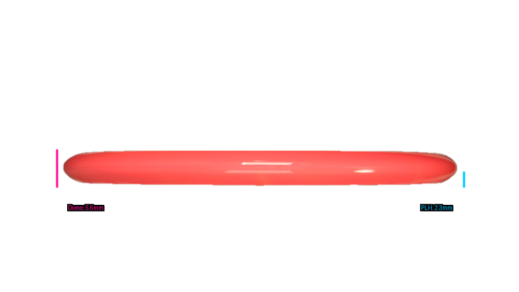 Discraft First Run ESP Swirl Sled Putter Profile View