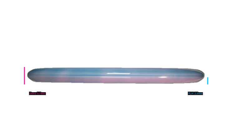 Discraft First Run ESP Swirl Sled Putter Profile View