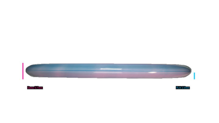 Discraft First Run ESP Swirl Sled Putter Profile View