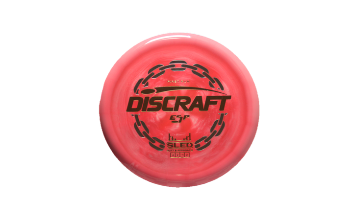 Discraft First Run ESP Swirl Sled Putter Front View