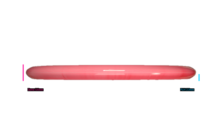 Discraft First Run ESP Swirl Sled Putter Profile View