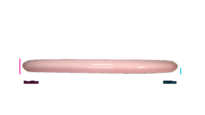 Discraft First Run ESP Swirl Sled Putter Profile View