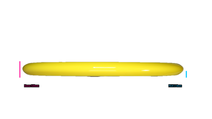 Discraft First Run ESP Swirl Sled Putter Profile View