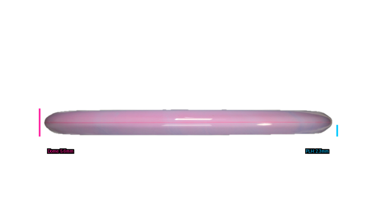 Discraft First Run ESP Swirl Sled Putter Profile View