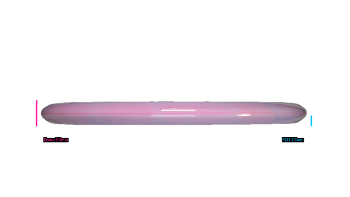 Discraft First Run ESP Swirl Sled Putter Profile View