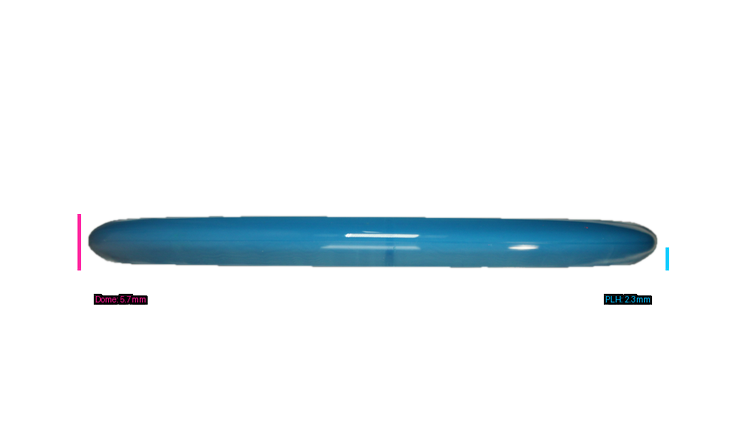 Discraft First Run ESP Swirl Sled Putter Profile View