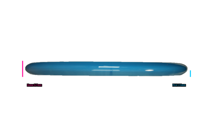 Discraft First Run ESP Swirl Sled Putter Profile View