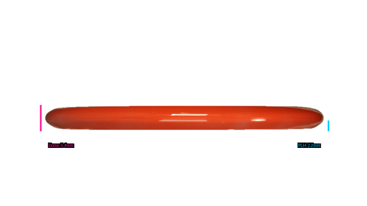 Discraft First Run ESP Swirl Sled Putter Profile View