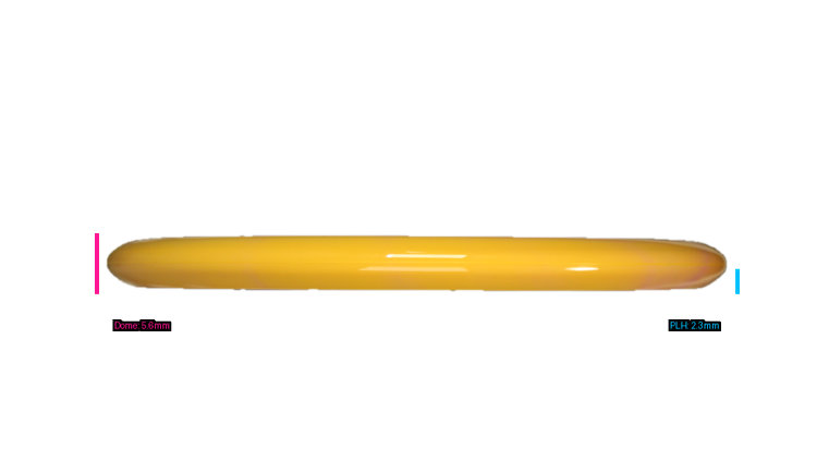 Discraft First Run ESP Swirl Sled Putter Profile View