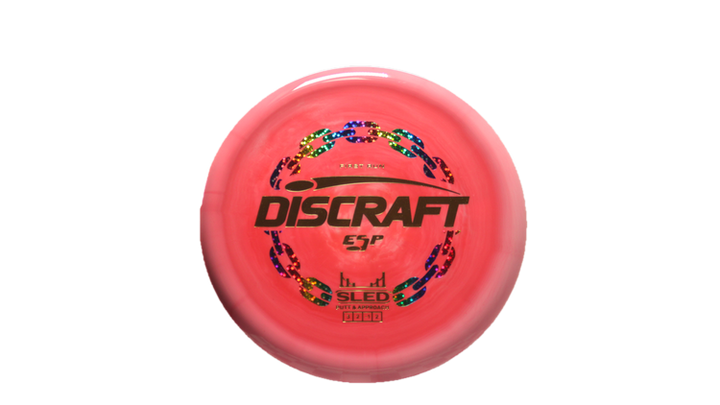 Discraft First Run ESP Swirl Sled Putter Front View