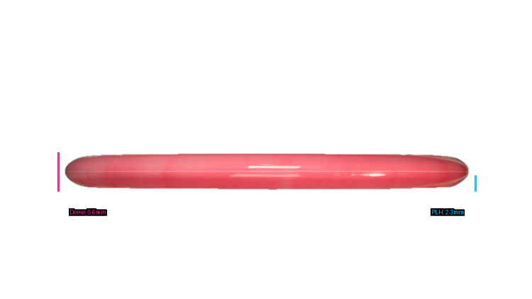 Discraft First Run ESP Swirl Sled Putter Profile View
