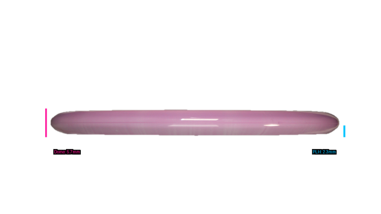 Discraft First Run ESP Swirl Sled Putter Profile View
