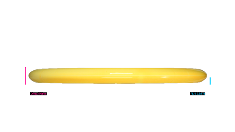 Discraft First Run ESP Swirl Sled Putter Profile View