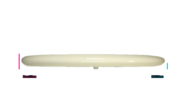 Discraft First Run ESP Swirl Sled Putter Profile View