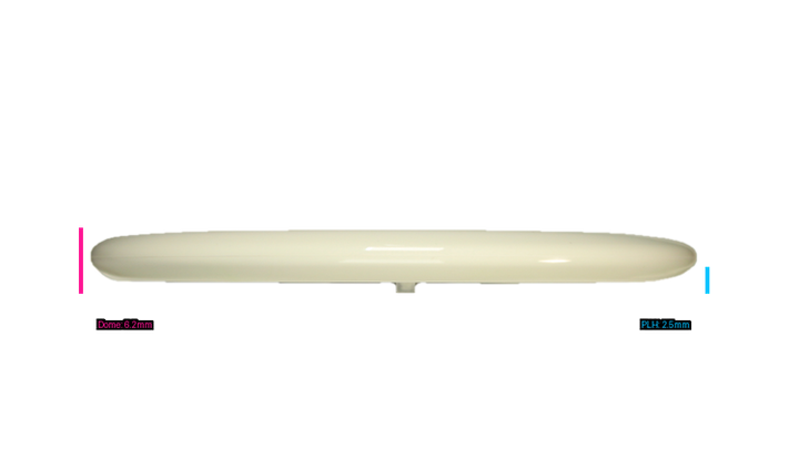 Discraft First Run ESP Swirl Sled Putter Profile View