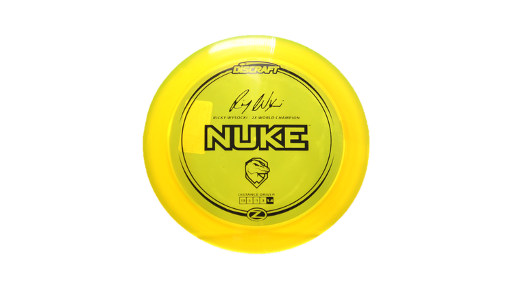Discraft Ricky Wysocki Signature Series Z Nuke Distance Driver Front View