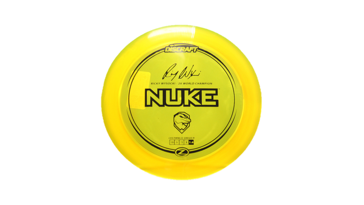 Discraft Ricky Wysocki Signature Series Z Nuke Distance Driver Front View