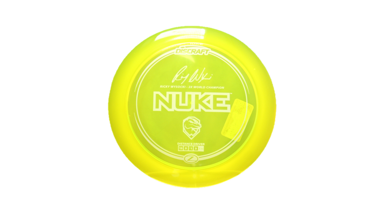 Discraft Ricky Wysocki Signature Series Z Nuke Distance Driver Front View