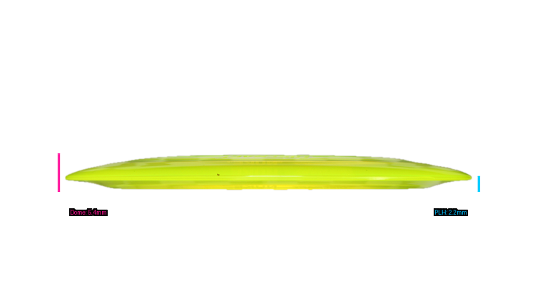 Discraft Ricky Wysocki Signature Series Z Nuke Distance Driver Profile View