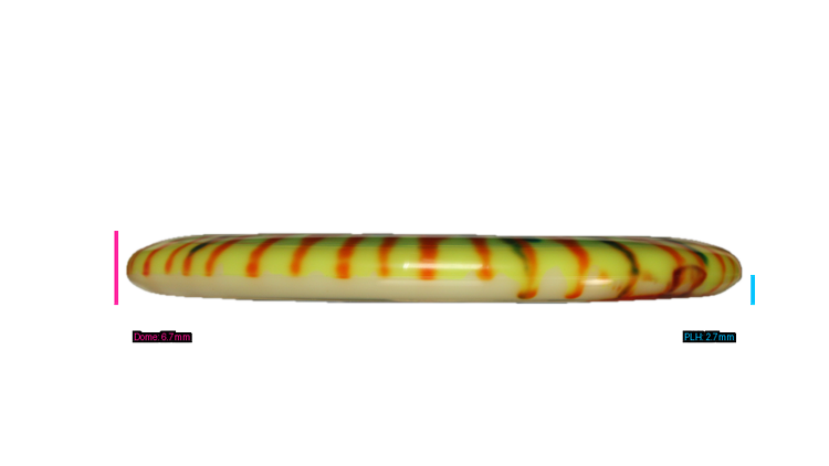 Discraft Paul McBeth Fly Dye Z Luna Putter Profile View