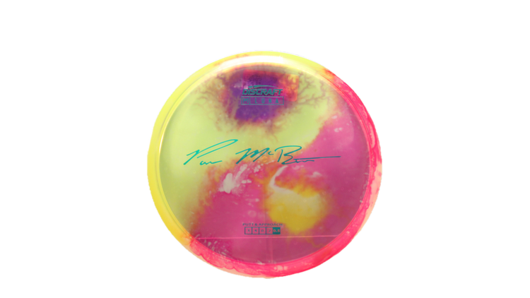 Discraft Paul McBeth Fly Dye Z Luna Putter Front View