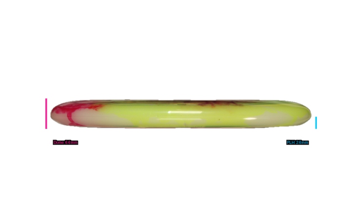 Discraft Paul McBeth Fly Dye Z Luna Putter Profile View