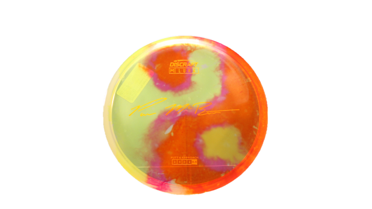 Discraft Paul McBeth Fly Dye Z Luna Putter Front View
