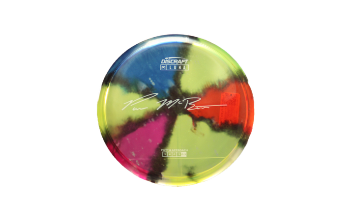 Discraft Paul McBeth Fly Dye Z Luna Putter Front View