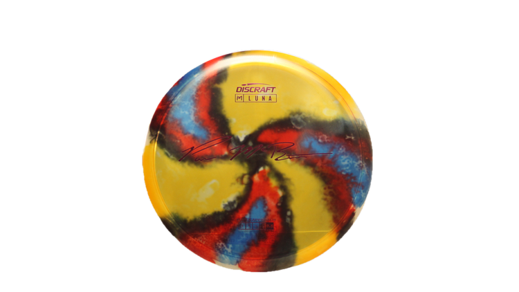 Discraft Paul McBeth Fly Dye Z Luna Putter Front View