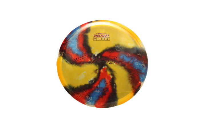 Discraft Paul McBeth Fly Dye Z Luna Putter Front View
