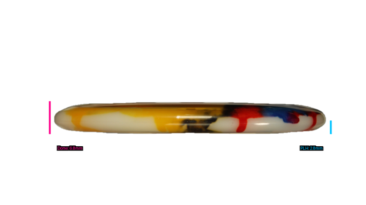 Discraft Paul McBeth Fly Dye Z Luna Putter Profile View