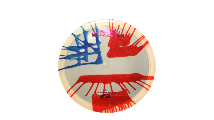 Discraft Z Fly Dye Buzzz SS Midrange Front View