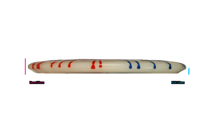 Discraft Z Fly Dye Buzzz SS Midrange Profile View