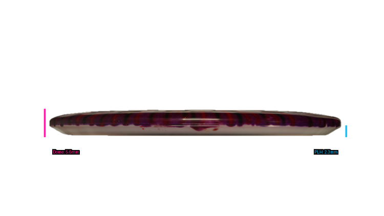 Discraft Z Fly Dye Buzzz SS Midrange Profile View