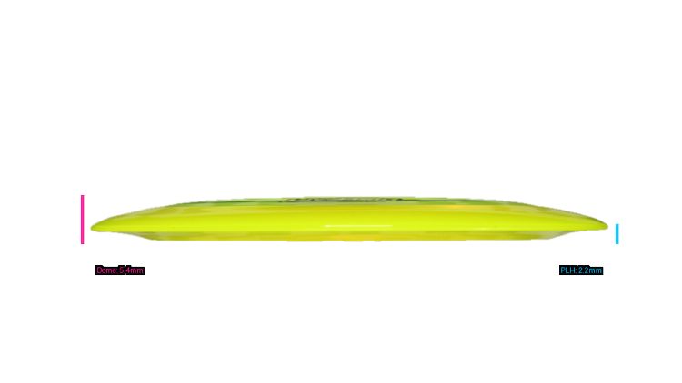 Discraft Z Lite Nuke Distance Driver Profile View