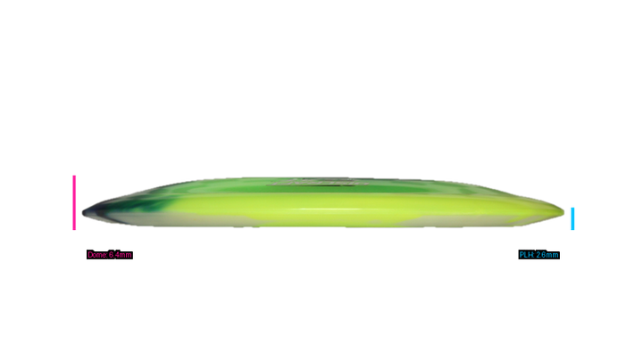 Discraft Z Fly Dye Heat Fairway Driver Profile View